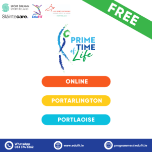 FREE ‘Prime Time of Life’ Physical Activity Programme for Adults 2023