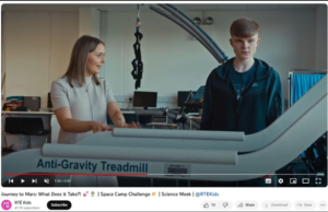 Dr Kiera Ward will be on RTÉ Jnr for their new TV Show ‘Space Camp Challenge’!