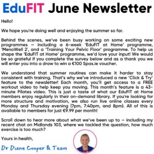 EduFIT June Newsletter